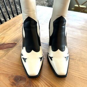 SALE! Black and White Women's Boots